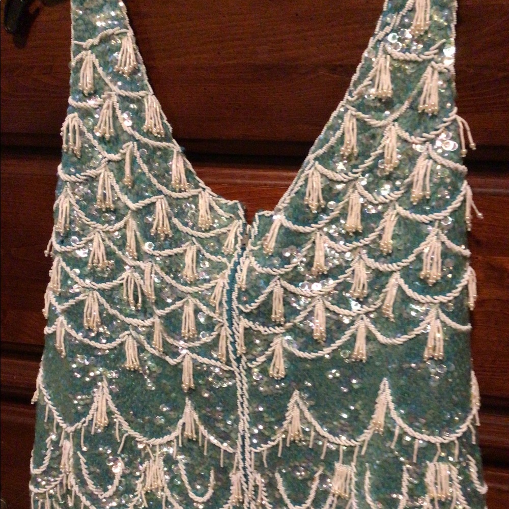 Stunning Vintage sequin and beaded glamour top